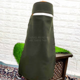 Olive Single Layer Niqab