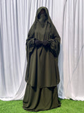 Two Pc Jilbab With Flap