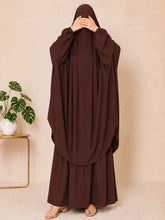 Brown Two Pc Jilbab