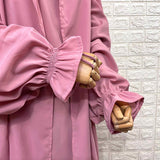 Pastel Pink Saudi Jilbab