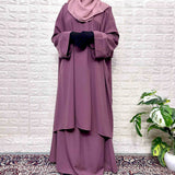 Isna Two Pc Abaya Set