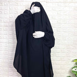 Black Two Pc Jilbab