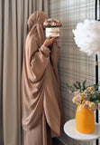 Beige Two Pc Jilbab