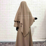 Beige Abaya Or Khimar Set