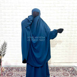 Turquoise Blue Two Pc Jilbab