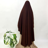 Brown Awrah Khimar