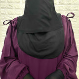 Plum IQRA String Abaya