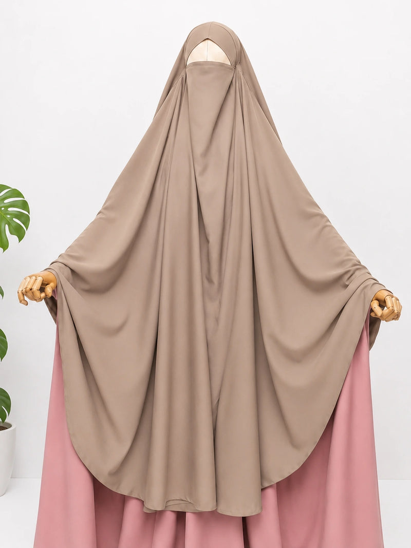 Beige Awrah Khimar
