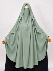 Emerald Awrah Khimar With Flap