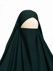 Hunter Green Awrah Khimar