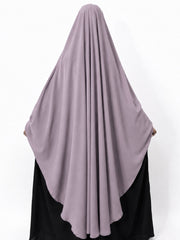 Lavender Awrah Khimar With Flap