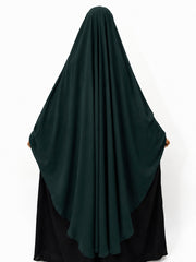 Hunter Green Awrah Khimar With Flap