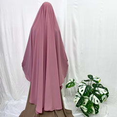 Pastel Pink Awrah Khimar