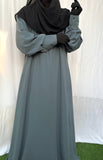 Basic Abaya With Cuff Sleeves