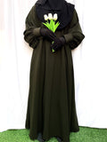 Basic Abaya With Cuff Sleeves