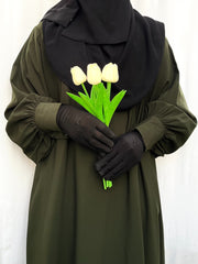 Basic Abaya With Cuff Sleeves