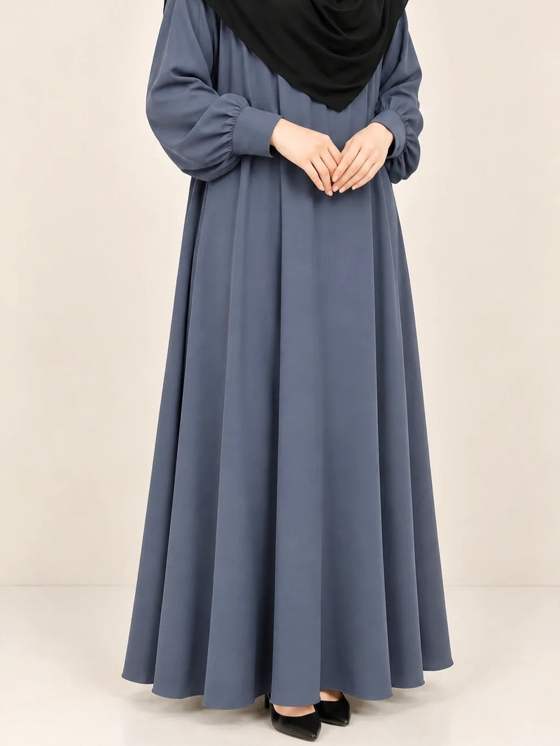 Basic Abaya With Cuff Sleeves