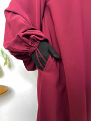 Basic Abaya With Baggy Sleeves