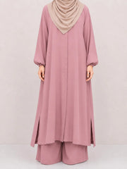 Pastel Pink Zara Long Co-Ord Set