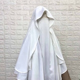 White Flap Round Khimar