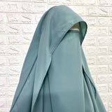 Sapphire Flap Round Khimar