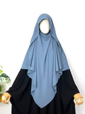 Grey Flap Diamond Khimar