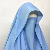 Sky Blue Flap Diamond Khimar