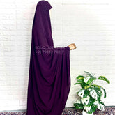 Wine Irani Chadar Without Sleeves