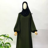 Olive IQRA String Abaya