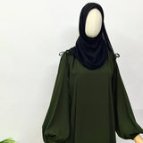 Olive IQRA String Abaya