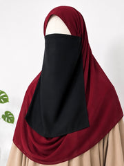 Black Half Niqab
