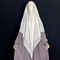 Georgette Double Layers French Khimar