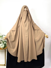 Beige Awrah Khimar With Flap