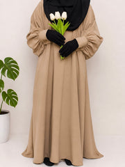Basic Abaya With Cuff Sleeves