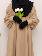 Basic Abaya With Cuff Sleeves