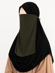 Olive Half Niqab