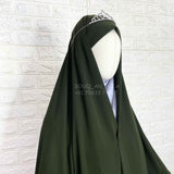 Olive Green Irani Chadar With Sleeves