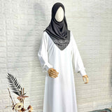 Basic Abaya With Cuff Sleeves
