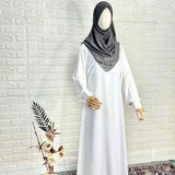 Basic Abaya With Cuff Sleeves