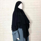 Three Layers Diamond Khimar