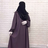 Lavender IQRA String Abaya