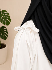White IQRA String Abaya