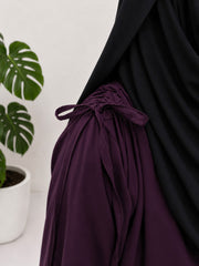 Plum Iqra String Abaya
