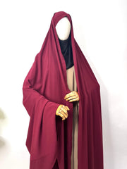 Maroon Irani Chadar Without Sleeves