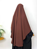 Brown Round Khimar