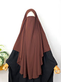 Brown Round Khimar