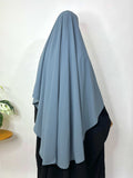 Grey Round Khimar