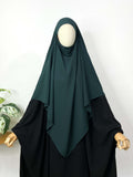 Hunter Green Diamond Khimar