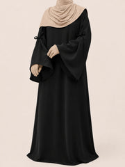 Black Laiba Basic Abaya