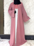 Pink abaya